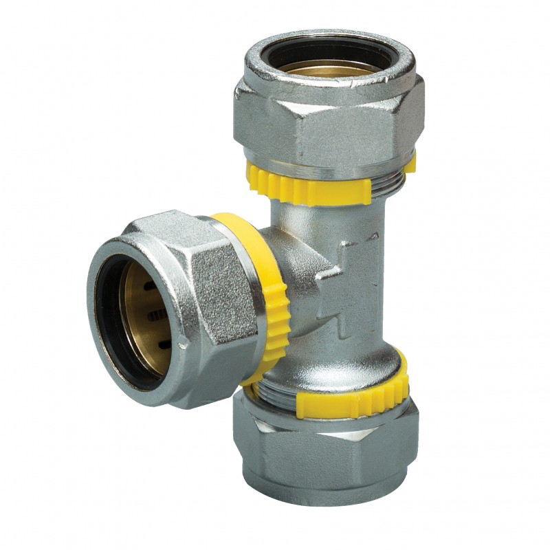 Belrad raccord gaz plt te 25x25x25