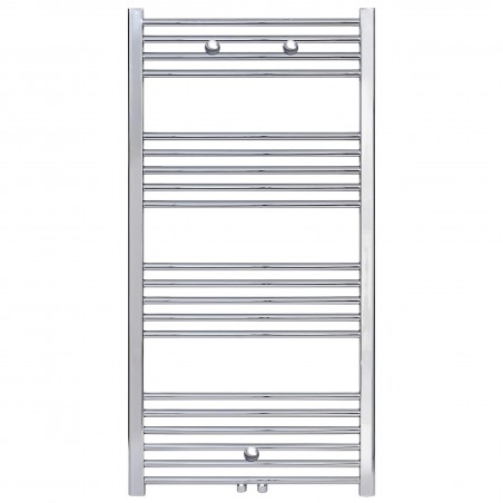 Belrad radiateur sèche-serviettes raccordement central chrome1800x500-575w