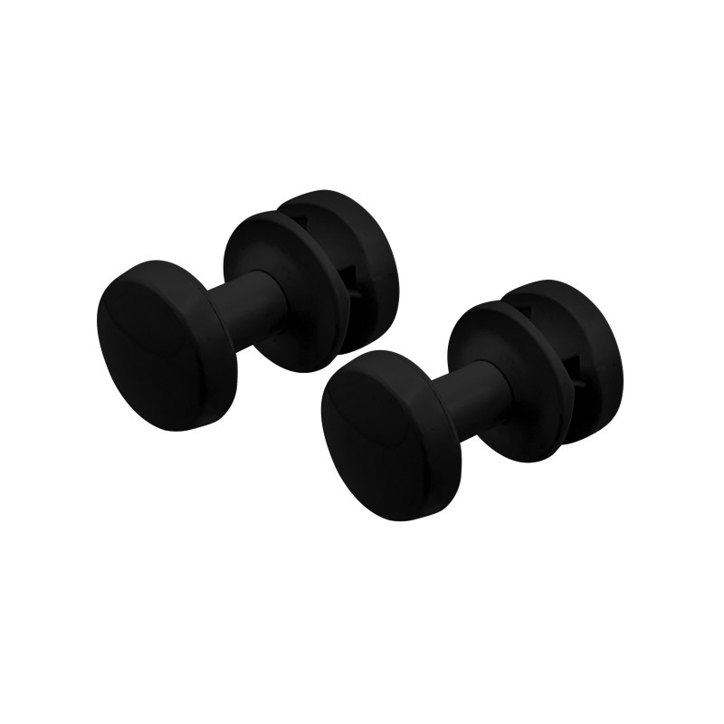 Belrad patère sèche-serviettes   (emballé pour 2 pcs) noir
