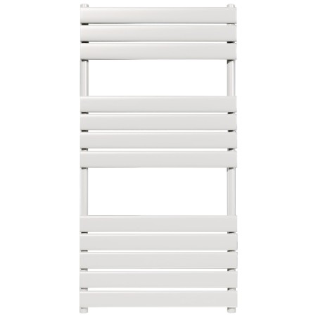 Radium sèche-serviette design coloris blanc avec raccordement central 1800x600 mm