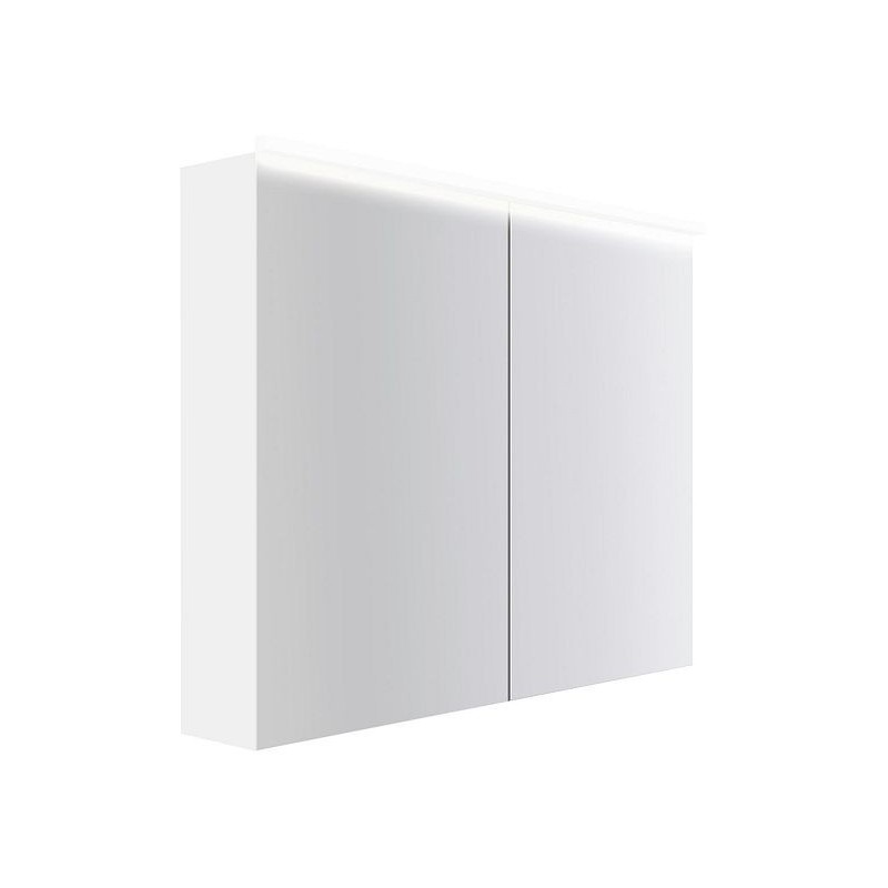 Armoire toilette Coffee 2 portes 1000mm 4250k blanc mat