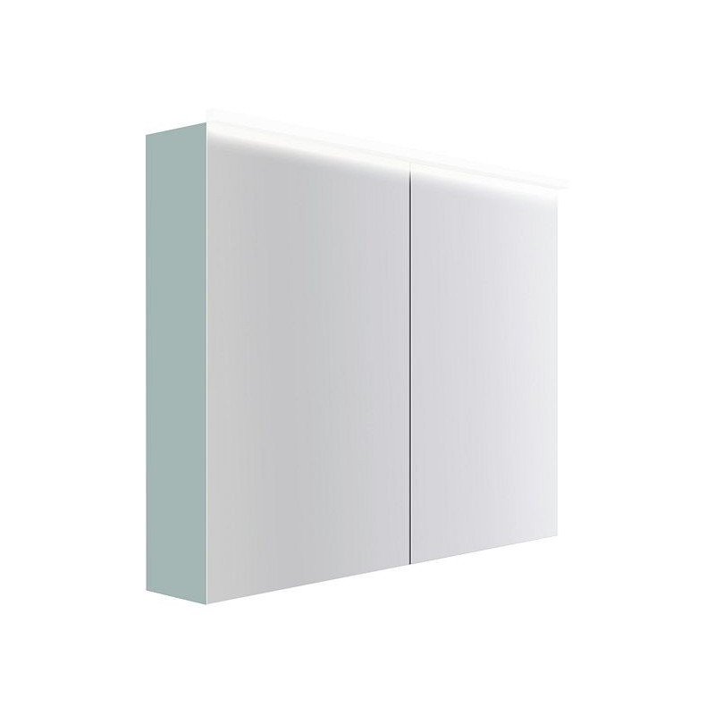 Armoire toilette Coffee 2 portes 1000mm 4250k bleu azur doux mat