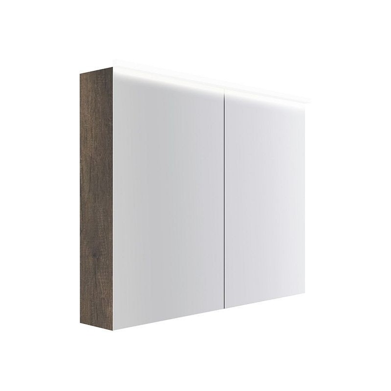 Armoire toilette Coffee 2 portes 1000mm 4250k châtaigne