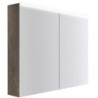 Armoire toilette Coffee 2 portes 1000mm 4250k châtaigne