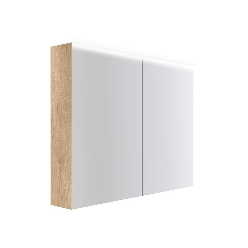 Armoire toilette Coffee 2 portes 1000mm 4250k chêne decor cachmire