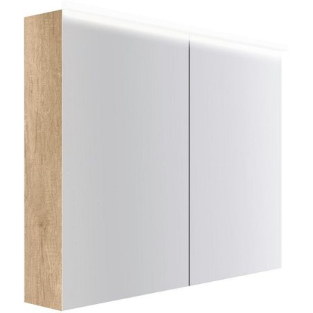 Armoire toilette Coffee 2 portes 1000mm 4250k chêne decor cachmire