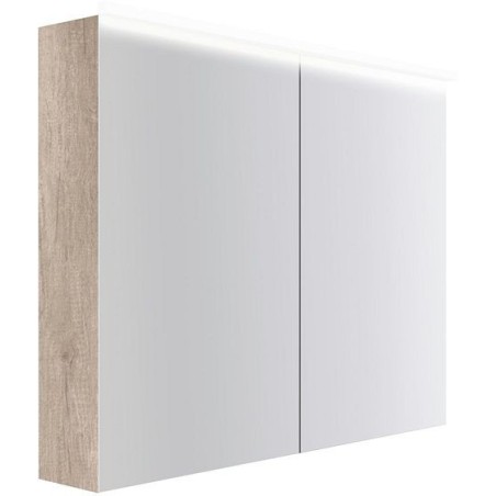 Armoire toilette Coffee 2 portes 1000mm 4250k chêne decor flanelle