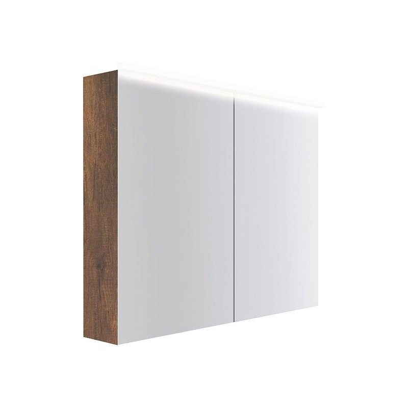 Armoire toilette Coffee 2 portes 1000mm 4250k chêne decor rouille