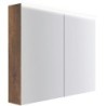 Armoire toilette Coffee 2 portes 1000mm 4250k chêne decor rouille