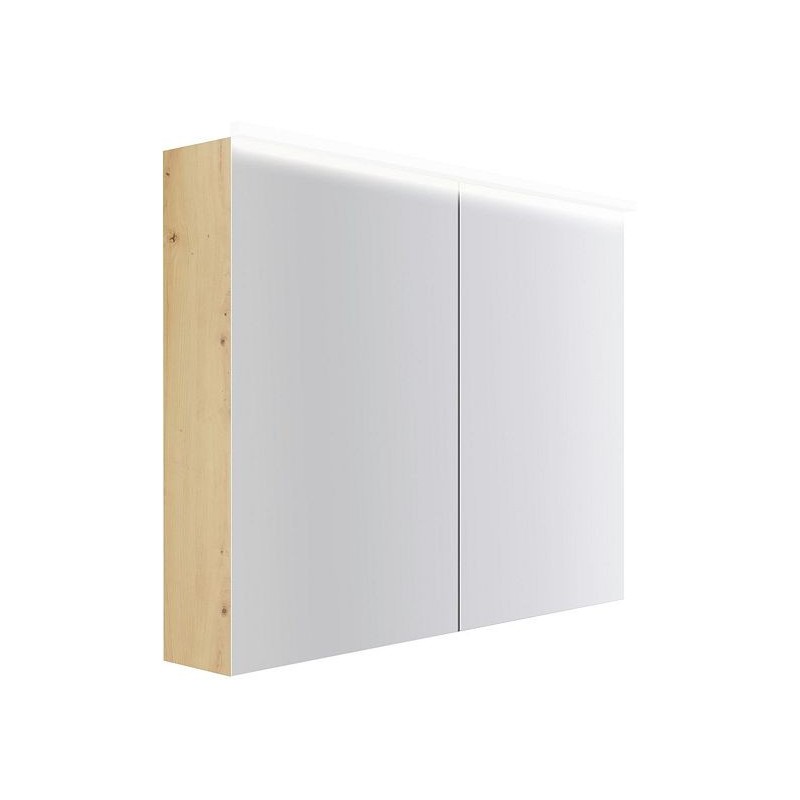 Armoire toilette Coffee 2 portes 1000mm 4250k chêne decor urban