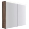 Armoire toilette Coffee 2 portes 1000mm 4250k noyer decor velours