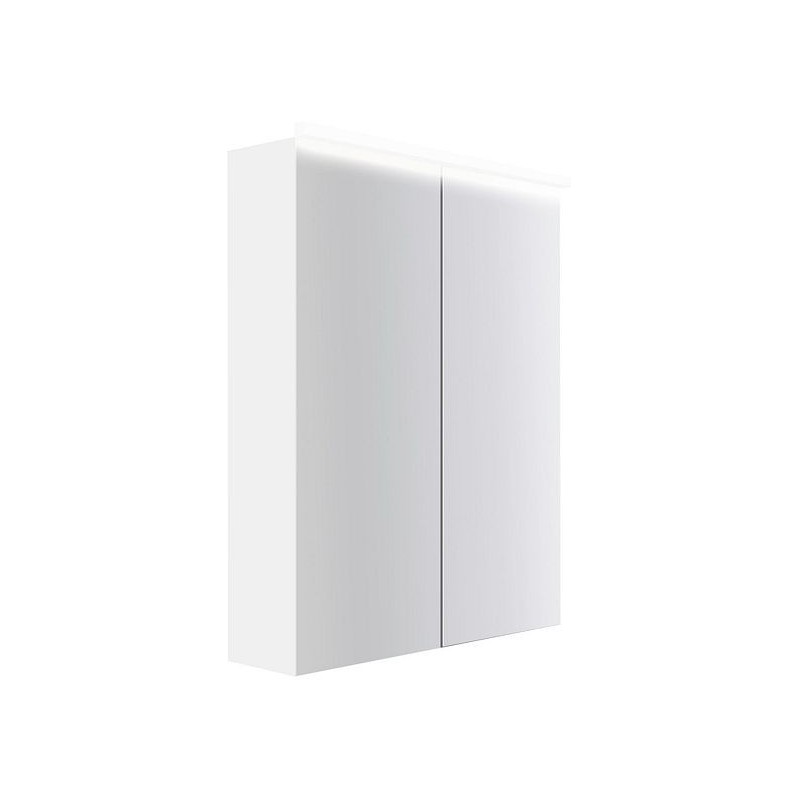 Armoire toilette Coffee 2 portes 600mm 4250k blanc mat