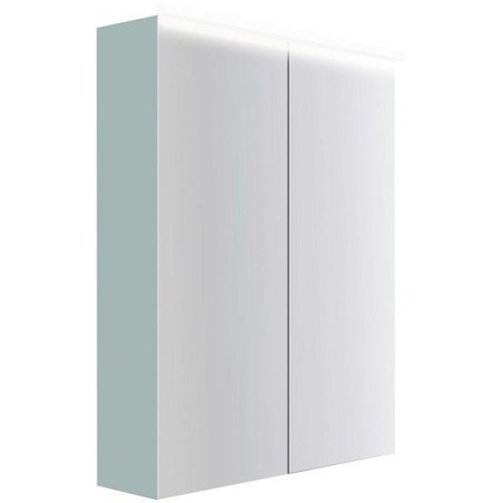 Armoire toilette Coffee 2 portes 600mm 4250k bleu azur doux mat