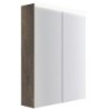 Armoire toilette Coffee 2 portes 600mm 4250k châtaigne