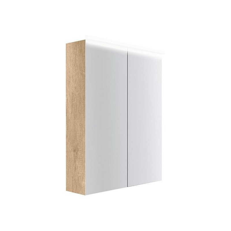 Armoire toilette Coffee 2 portes 600mm 4250k chêne decor cachmire