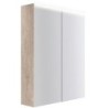 Armoire toilette Coffee 2 portes 600mm 4250k chêne decor flanelle