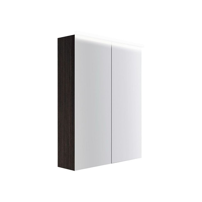 Armoire toilette Coffee 2 portes 600mm 4250k chêne decor mokka