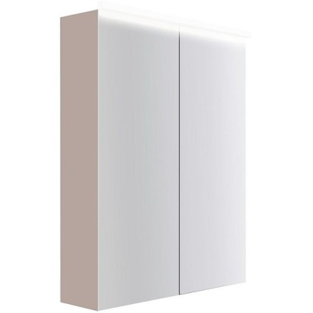 Armoire toilette Coffee 2 portes 600mm 4250k gris basalte mat