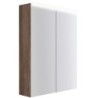 Armoire toilette Coffee 2 portes 600mm 4250k noyer decor velours