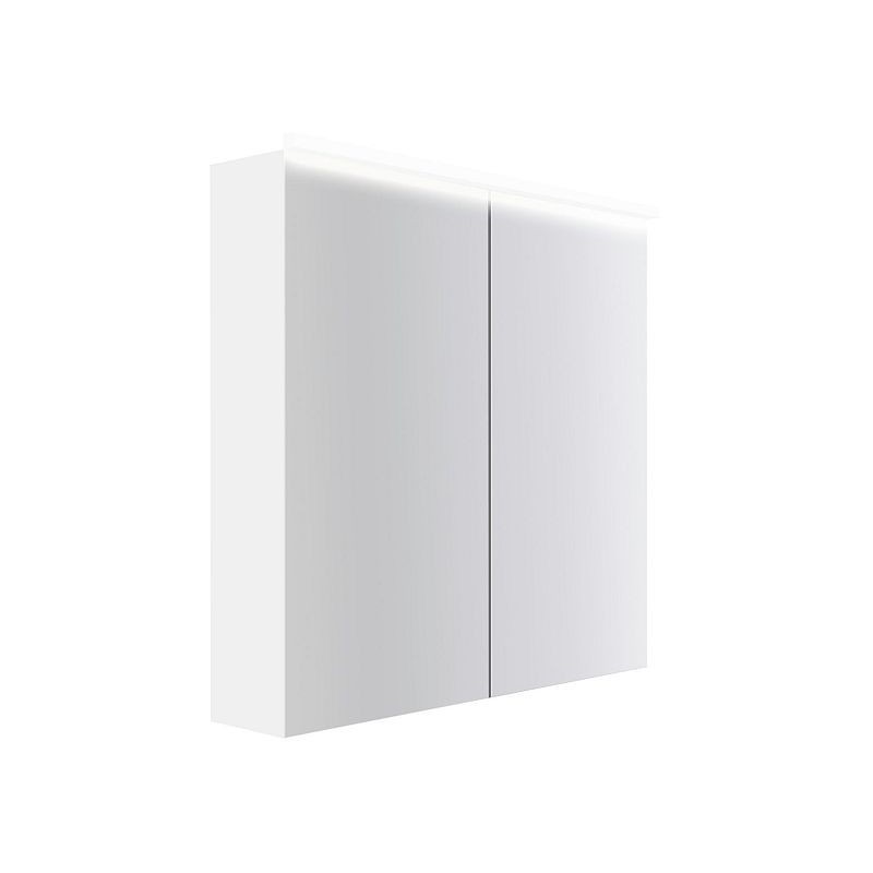 Armoire toilette Coffee 2 portes 800mm 4250k blanc mat