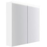 Armoire toilette Coffee 2 portes 800mm 4250k blanc mat