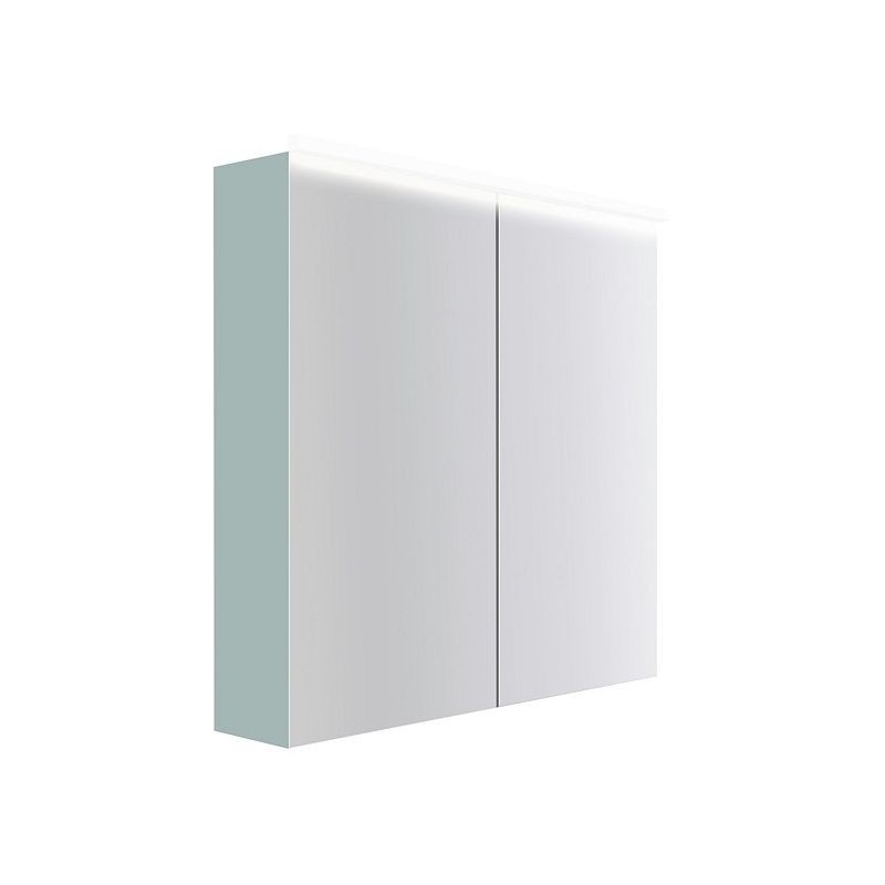 Armoire toilette Coffee 2 portes 800mm 4250k bleu azur doux mat