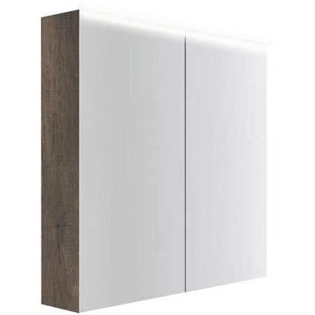 Armoire toilette Coffee 2 portes 800mm 4250k châtaigne