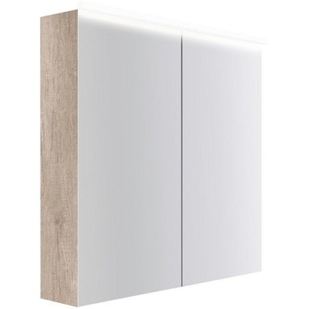 Armoire toilette Coffee 2 portes 800mm 4250k chêne decor flanelle