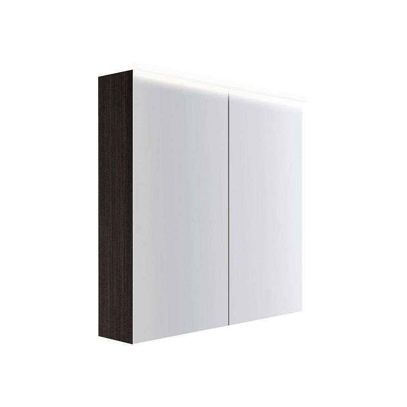 Armoire toilette Coffee 2 portes 800mm 4250k chêne decor mokka