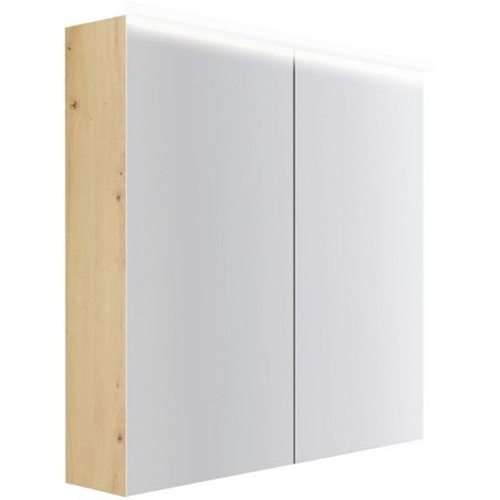 Armoire toilette Coffee 2 portes 800mm 4250k chêne decor urban