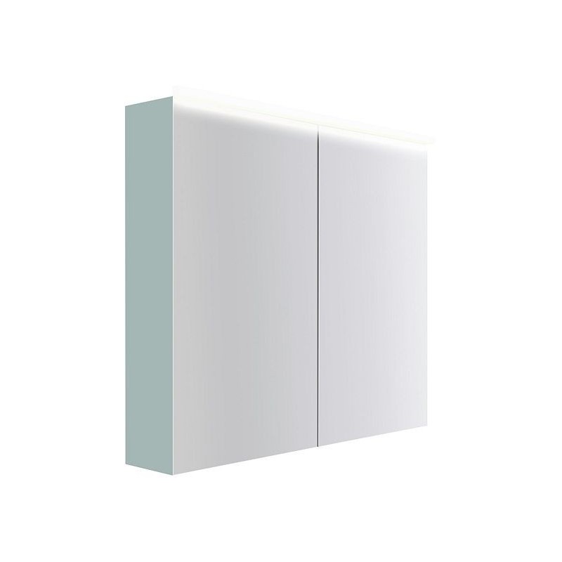 Armoire toilette Coffee 2 portes 900mm 4250k bleu azur doux mat