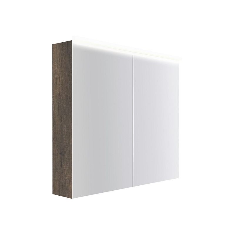 Armoire toilette Coffee 2 portes 900mm 4250k châtaigne