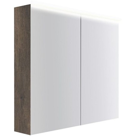 Armoire toilette Coffee 2 portes 900mm 4250k châtaigne