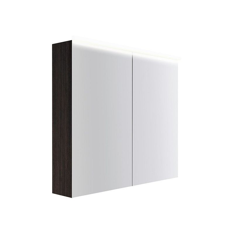 Armoire toilette Coffee 2 portes 900mm 4250k chêne decor mokka