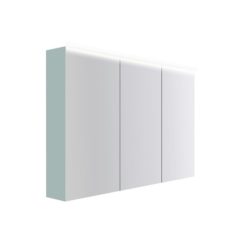 Armoire toilette Coffee 3 portes 1200mm 4250k bleu azur doux mat