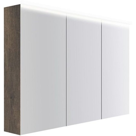 Armoire toilette Coffee 3 portes 1200mm 4250k châtaigne