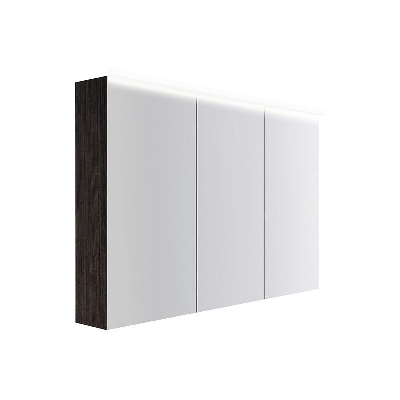 Armoire toilette Coffee 3 portes 1200mm 4250k chêne decor mokka