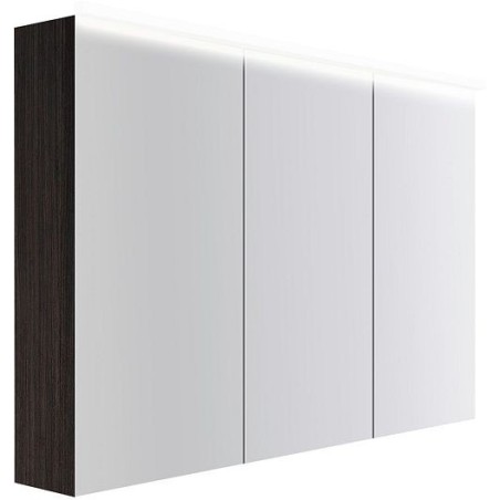Armoire toilette Coffee 3 portes 1200mm 4250k chêne decor mokka