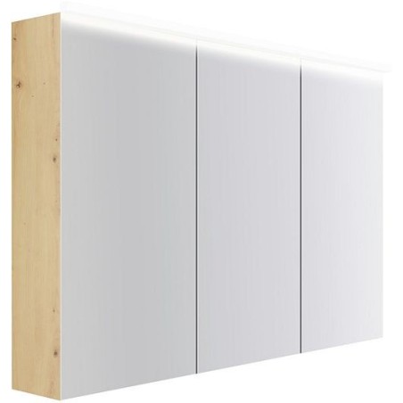 Armoire toilette Coffee 3 portes 1200mm 4250k chêne decor urban