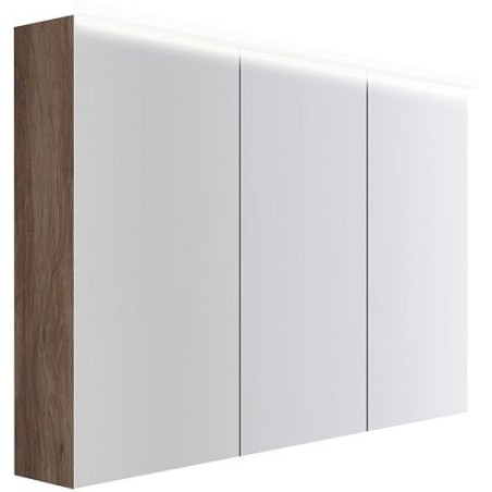 Armoire toilette Coffee 3 portes 1200mm 4250k noyer decor velours