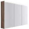 Armoire toilette Coffee 3 portes 1200mm 4250k noyer decor velours
