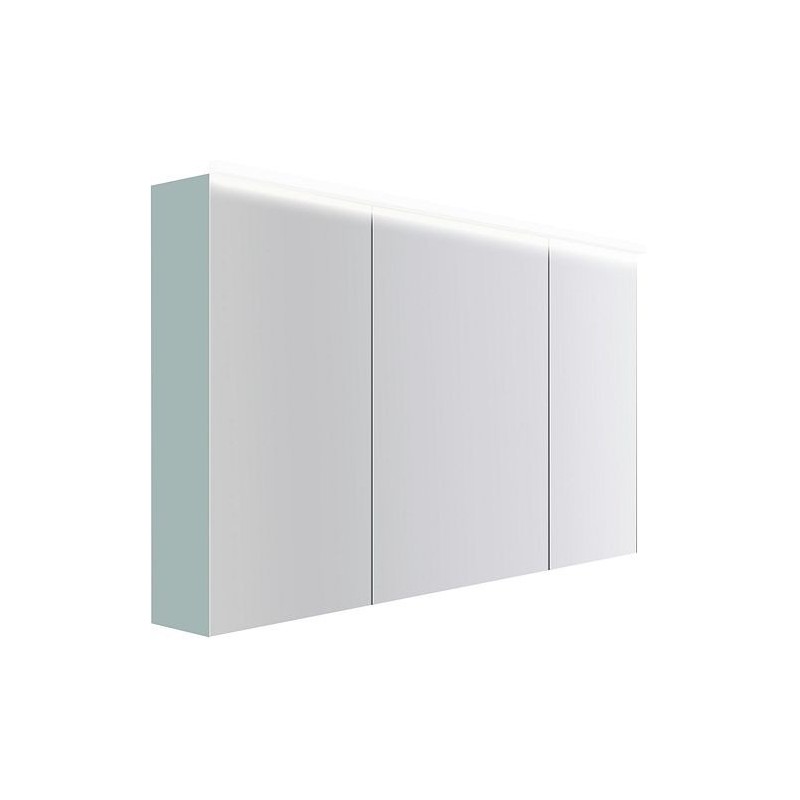 Armoire toilette Coffee 3 portes 1400mm 4250k bleu azur doux mat