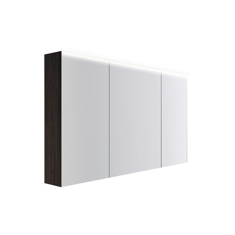 Armoire toilette Coffee 3 portes 1400mm 4250k chêne decor mokka