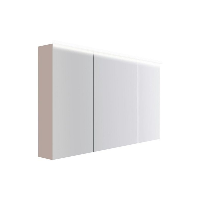 Armoire toilette Coffee 3 portes 1400mm 4250k gris basalte mat