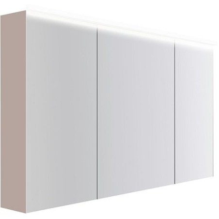 Armoire toilette Coffee 3 portes 1400mm 4250k gris basalte mat