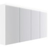 Armoire toilette Coffee 4 portes 1600mm 4250k blanc mat