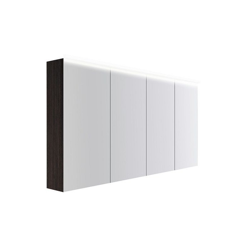 Armoire toilette Coffee 4 portes 1600mm 4250k chêne decor mokka