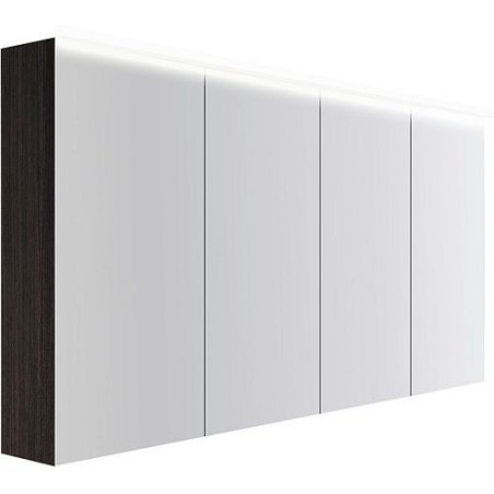 Armoire toilette Coffee 4 portes 1600mm 4250k chêne decor mokka