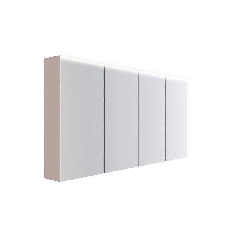 Armoire toilette Coffee 4 portes 1600mm 4250k gris basalte mat