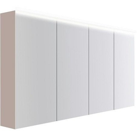 Armoire toilette Coffee 4 portes 1600mm 4250k gris basalte mat